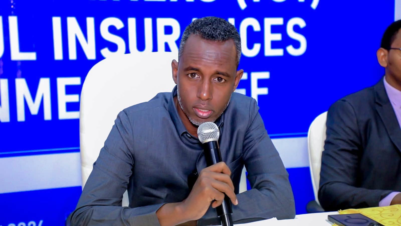 Agaasimaha Guud ee Wasaaradda Xannaanada Xoolaha, Dhirta iyo Daaqa ee Jamhuuriyadda Federaalka Soomaaliya, Mudane Dr. Guled Abdijalil, oo Muqdisho ka daah-furay tababar ku saabsan Caymiska Islaamiga ah ee Caafimaadka Xoolaha
